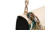Lucky Bees Bolso Bandolera 918 Crema y Verde Oscuro